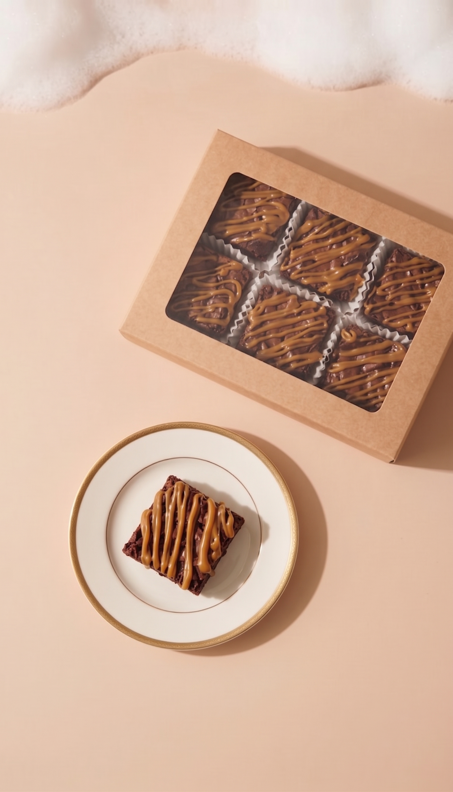 Sea Salt Caramel Brownie